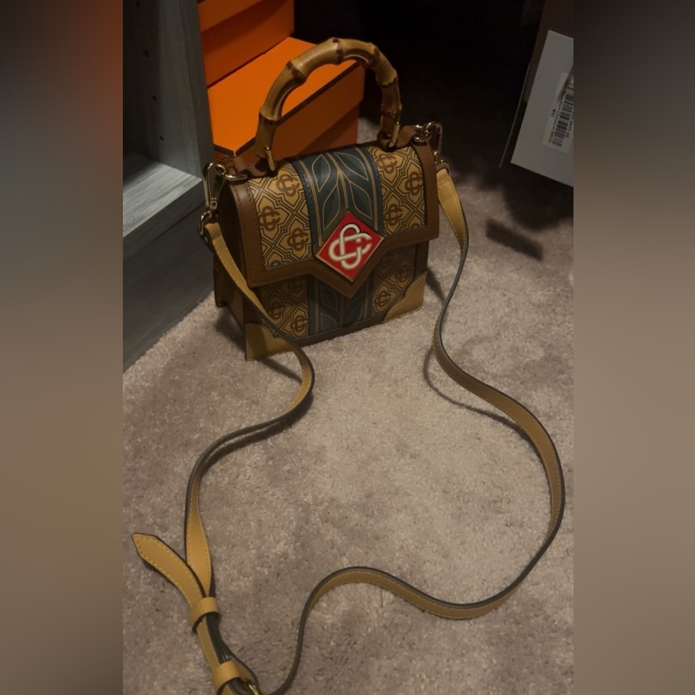 Casablanca Women's Brown
Jeanne Mini Logo Leather Shoulder bag